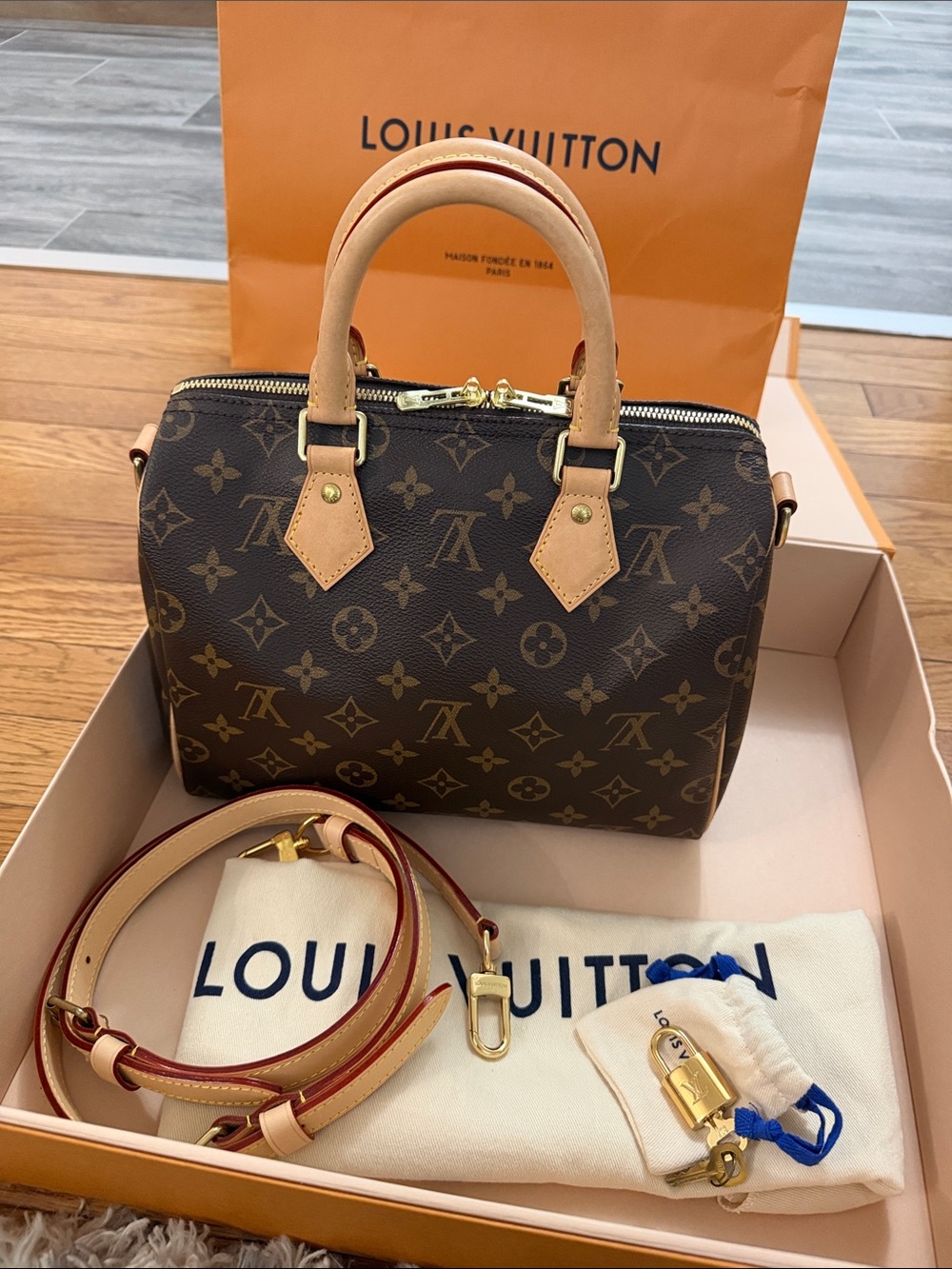 Louis Vuitton Monogram Canvas Speedy Bandoulière - 25